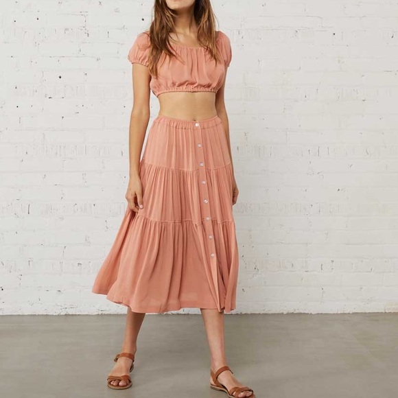 Christy Dawn Dresses & Skirts - Margot Skirt Peach